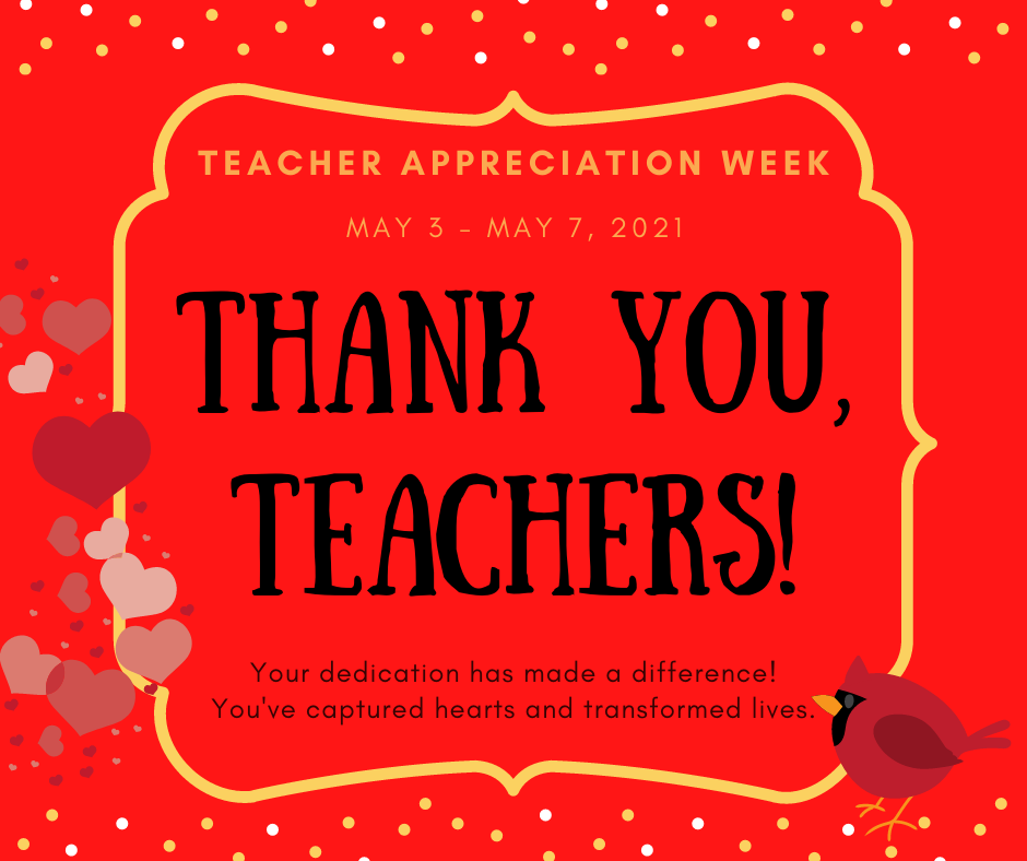 teacher appreciation week thank you